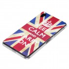 Sony Xperia Z2 Hülle - Silikon Case - Keep Calm And Carry On