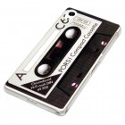Sony Xperia Z2 Hülle - Silikon Case - Retro Kassette Schwarz