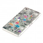 Sony Xperia Z3 Hülle - Silikon Case - Comic Muster Grau