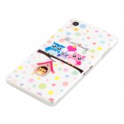 Sony Xperia Z3 Hülle - Silikon Case - Eulen Familie