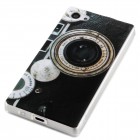 Sony Xperia Z5 Compact Hülle - Silikon Case - Retro Kamera
