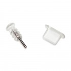 Universal Anti-Staub-Stecker Staubschutz 2er Set für Apple iPhone - Transparent