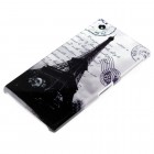 Sony Xperia Z1 Hülle - Hardcase - Eiffelturm Schwarz Weiß