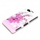 Sony Xperia Z1 Compact Hülle - Hardcase - Rosa Blumen